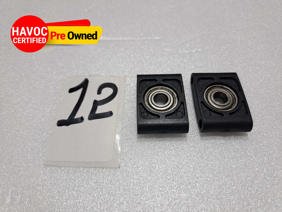 HIROBO SDX SWM TAIL DRIVE PULLEY BEARING HOLDER WITH BEARING PART NO.-0402-523/2500-068 (PACK OF 2)PRE OWNED QUALITY