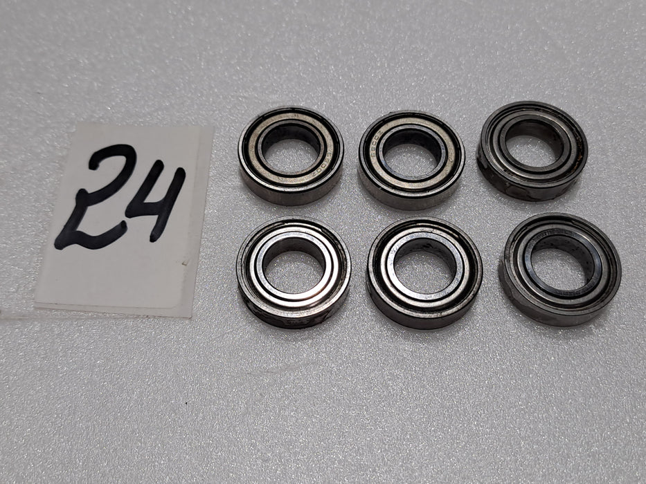 BALL BEARING ID-10MM OD-19MM THICKNESS 4.9MM PACK OF 6PRE OWNED QUALITY