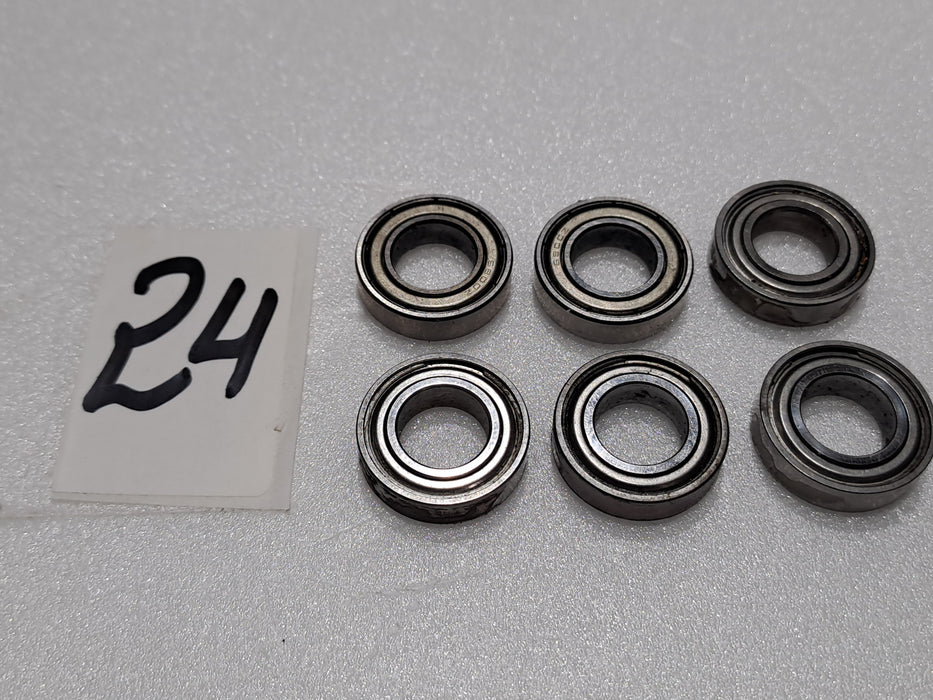 BALL BEARING ID-10MM OD-19MM THICKNESS 4.9MM PACK OF 6PRE OWNED QUALITY