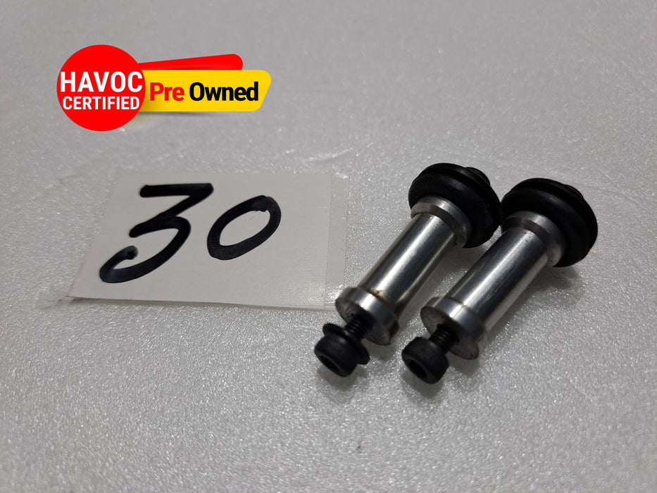 JR VIBE 50 CANOPY MOUNT SET WITH RUBBER GRAUMETS (PACK OF 2 )PRE OWNED QUALITY