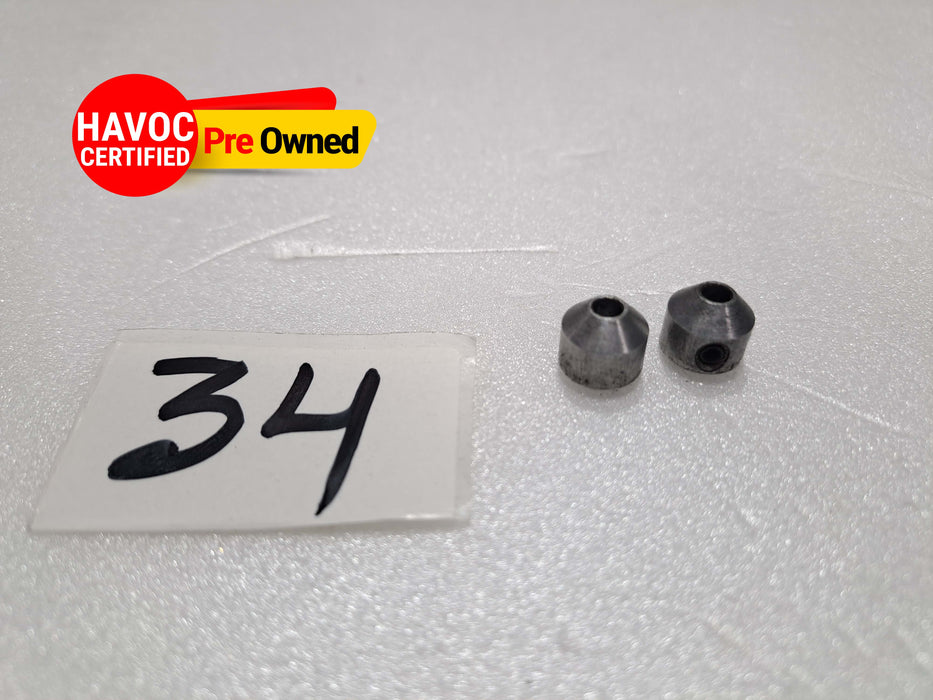 HIROBO SDX SWM STABILZER BAR STOPPER PART NO.-0412-300 (PACK OF 2 )PRE OWNED QUALITY