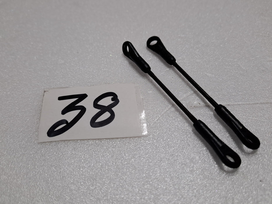 BALL LINK PACK OF 2 FOR 600 SIZE HELICOPTER 1.5MMX45MM RODPRE OWNED QUALITY