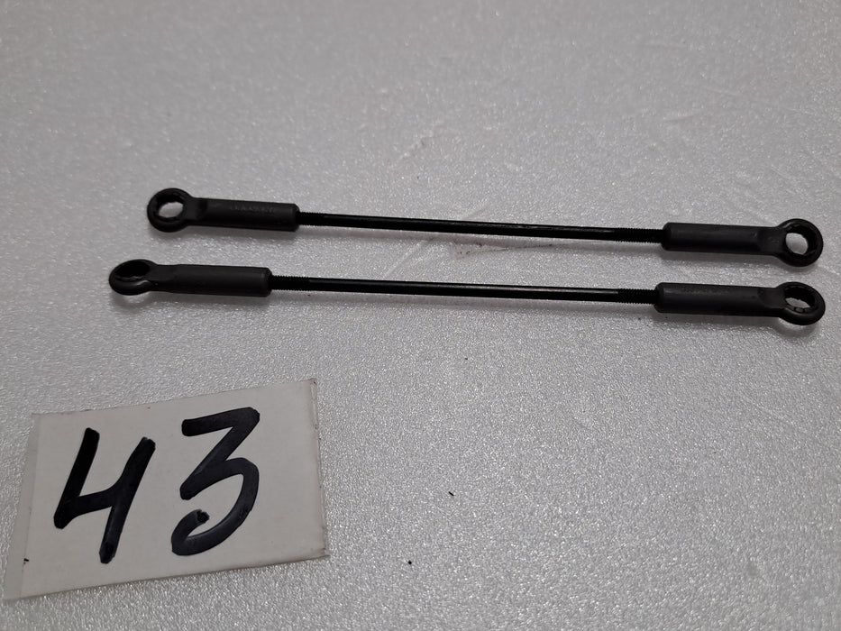BALL LINK PACK OF 2 FOR 600 SIZE HELICOPTER 2MMX75MM ROD PRE OWNED QUALITY