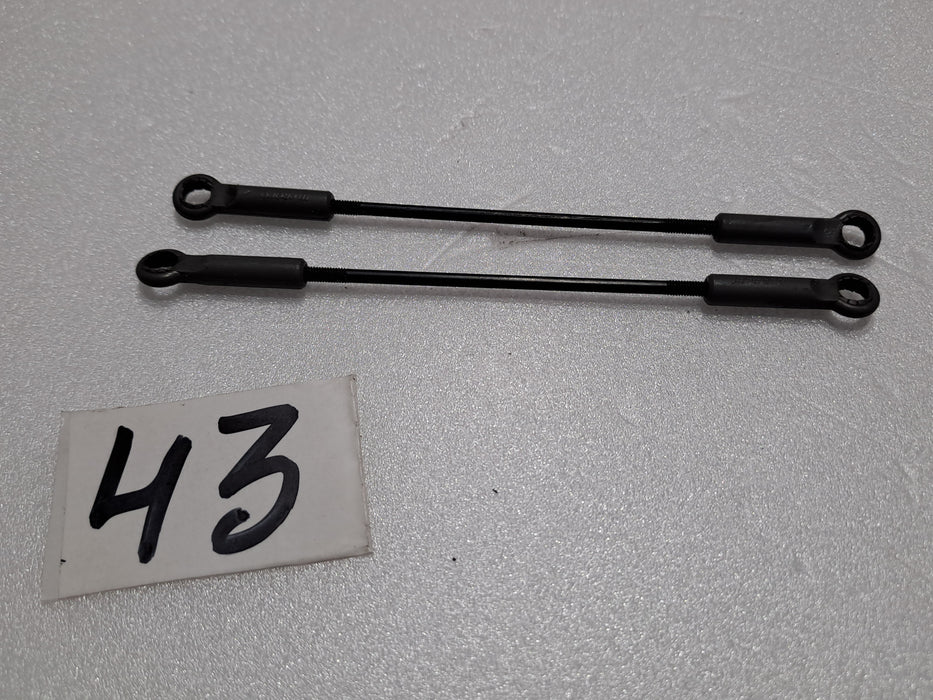 BALL LINK PACK OF 2 FOR 600 SIZE HELICOPTER 2MMX75MM ROD PRE OWNED QUALITY