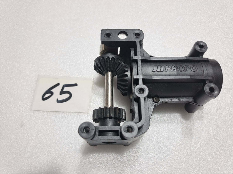 JR VIBE 50 NITRO HELICOPTER TAIL PINION UNIT CASE ASSEMBLY PART NO. 996184/996185/996187/996183PRE OWNED QUALITY