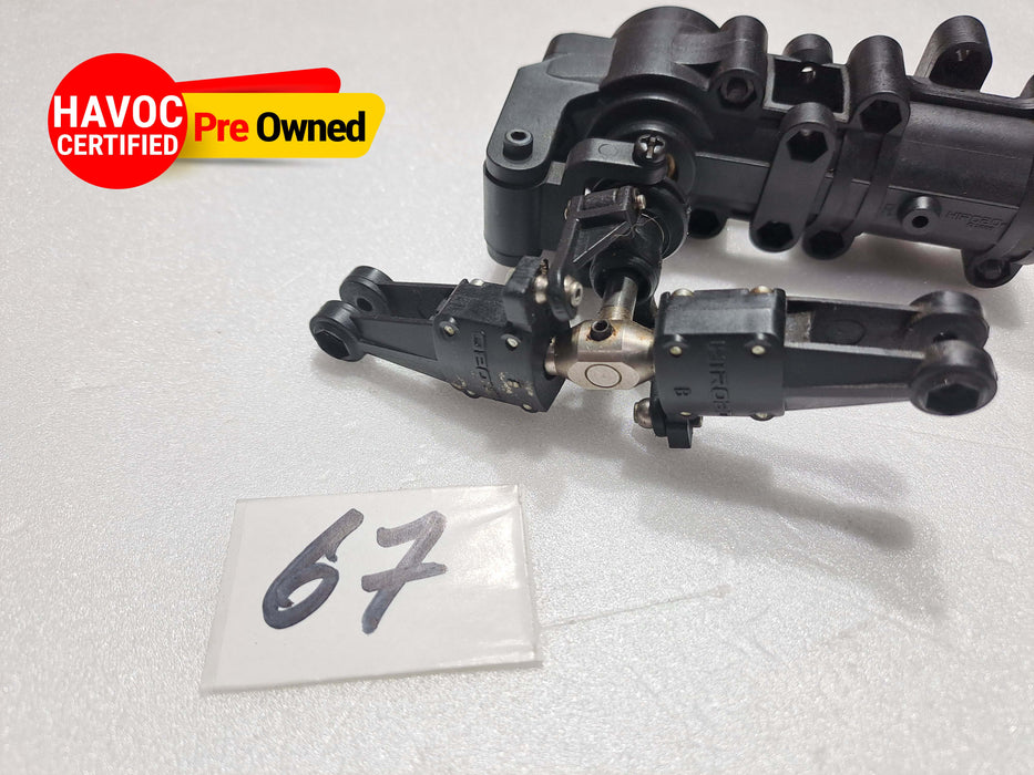 HIROBO SST-EAGLE FREYA EVOLUTION 80-90 TAIL ASSEMBLY SET (DAMAGED SHAFT)PRE OWNED QUALITY