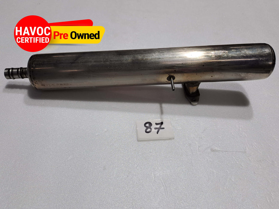 MUFFLER FOR 90 SIZE HELI NITRO ENGINE LENGTH-295MM PRE OWNED QUALITY