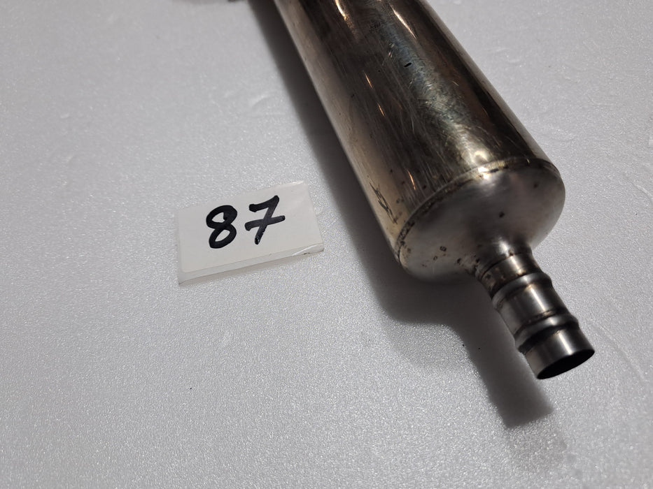 MUFFLER FOR 90 SIZE HELI NITRO ENGINE LENGTH-295MM PRE OWNED QUALITY