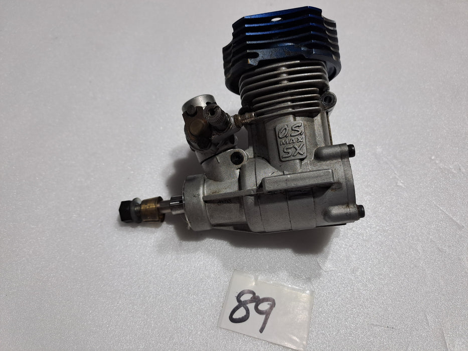 OS MAX SX 50 SIZE NITRO ENGINE FOR HELI (HEAD DAMAGED )PRE OWNED QUALITY