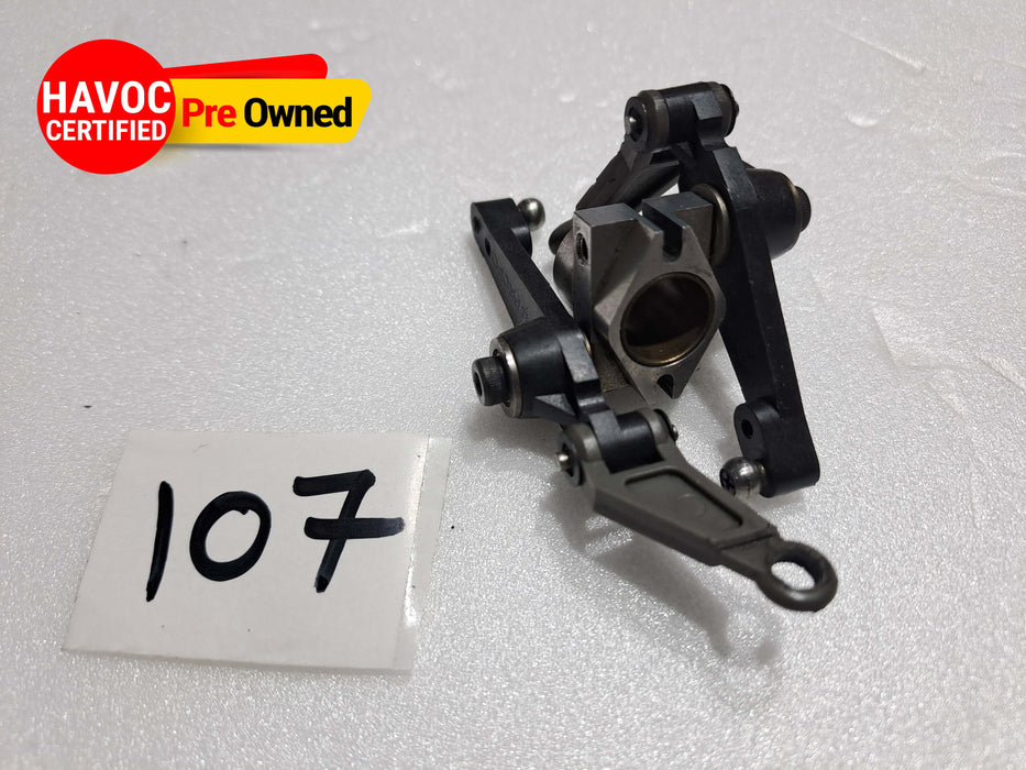 JR VIBE 50 NITRO HELICOPTER WASHOUT ARM SET W/BEARING PART NO. 996150/996148PRE OWNED QUALITY