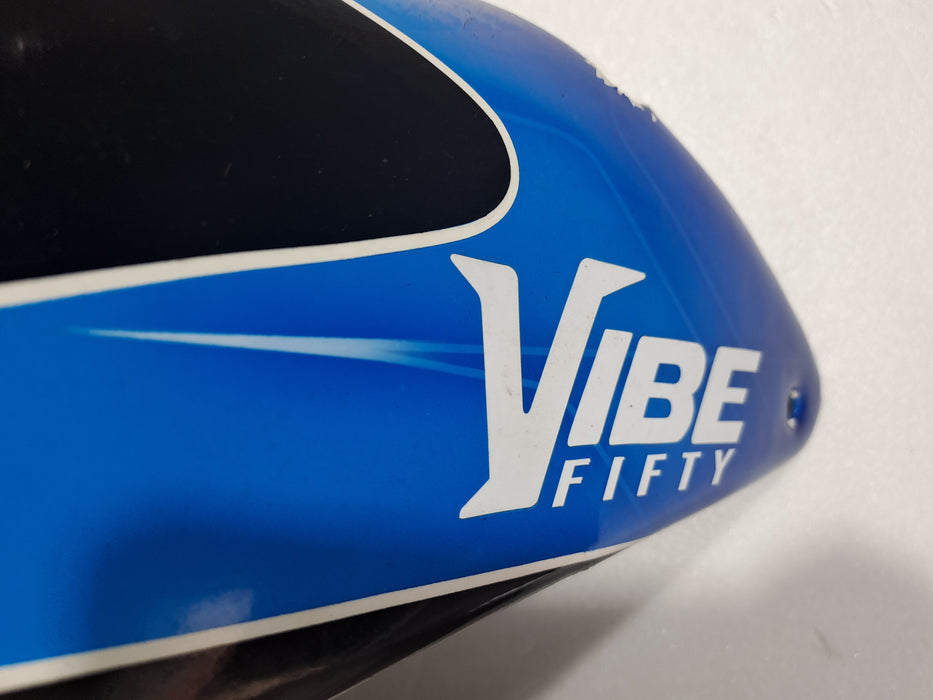 JR VIBE 50 NITRO HELICOPTER FIBER GLASS  CANOPY (BLUE)PRE OWNED QUALITY