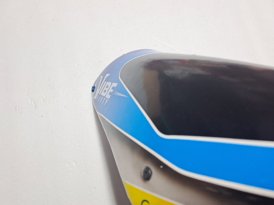 JR VIBE 50 NITRO HELICOPTER FIBER GLASS  CANOPY (BLUE)PRE OWNED QUALITY