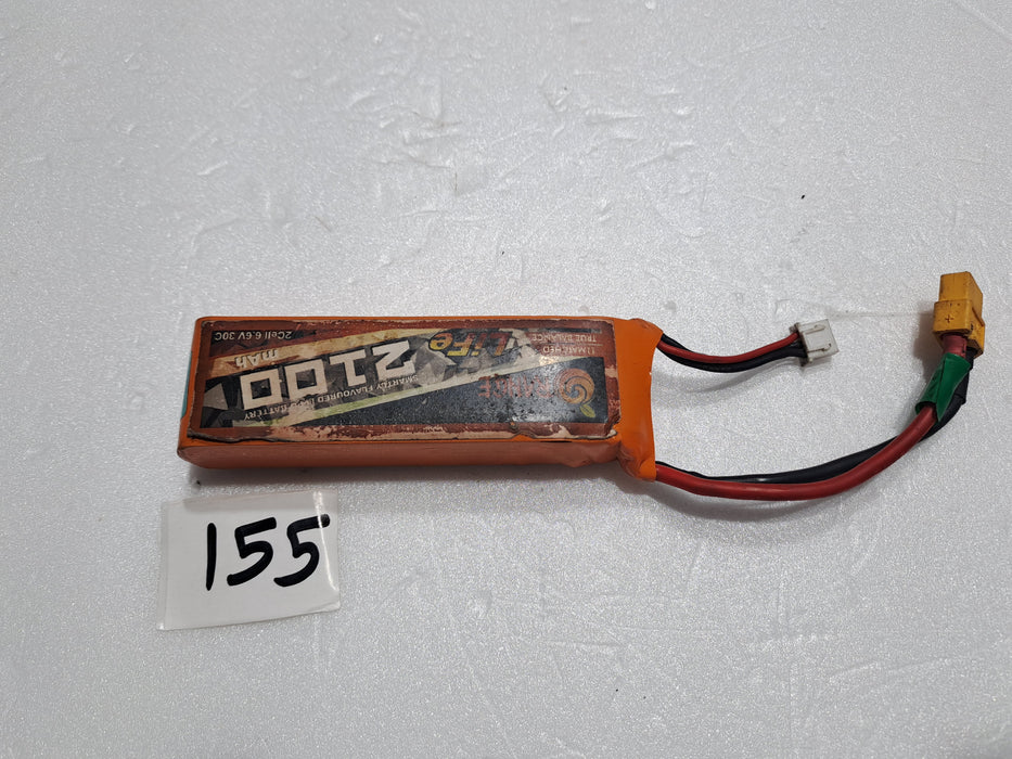 LIFE BATTERY 2CELL 6.6VOLTS 30C  2100MAHPRE OWNED QUALITY