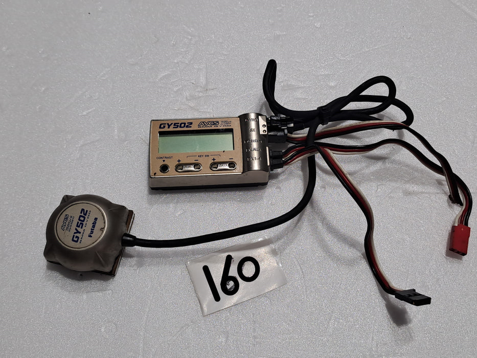 FUTABA GY502 AVCS GYRO W LCD CONTROLLER PRE OWNED QUALITY