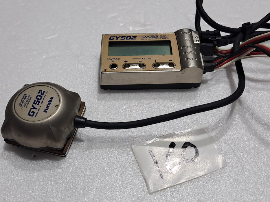FUTABA GY502 AVCS GYRO W LCD CONTROLLER PRE OWNED QUALITY
