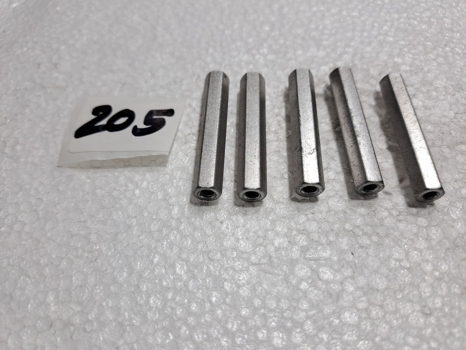 ALUMINUM STANDOFFS 42MM X 5MM PACK OF 5