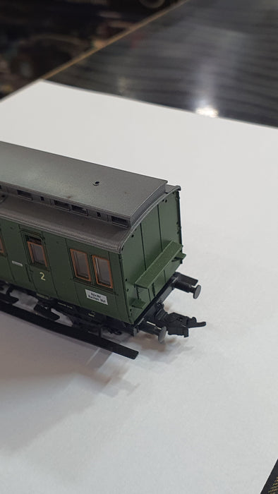 ROCO H0 44205A PASSENGER COMPARTMENT CAR 52595 COLOGNE DB SHORT COUPLINGS