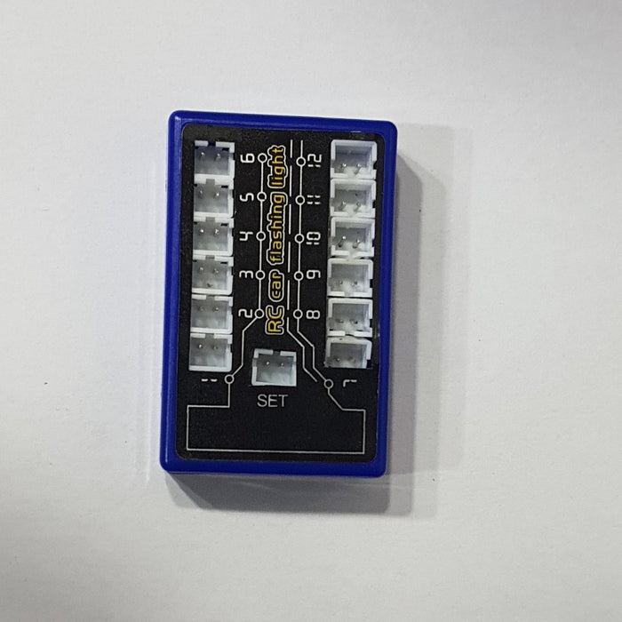 LED LIGHTS CALANDIS 12 NOS WITH BRAKE SIMULATION FLASHING LIGHTS FOR RC CAR 1/10
