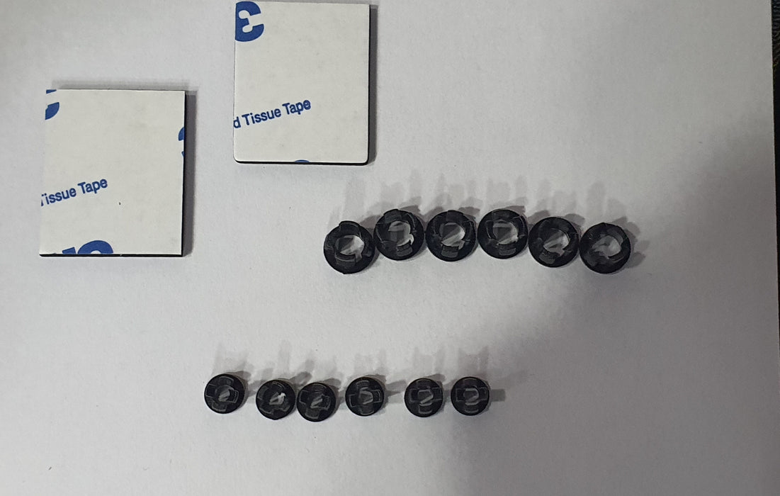 LED LIGHTS CALANDIS 12 NOS WITH BRAKE SIMULATION FLASHING LIGHTS FOR RC CAR 1/10