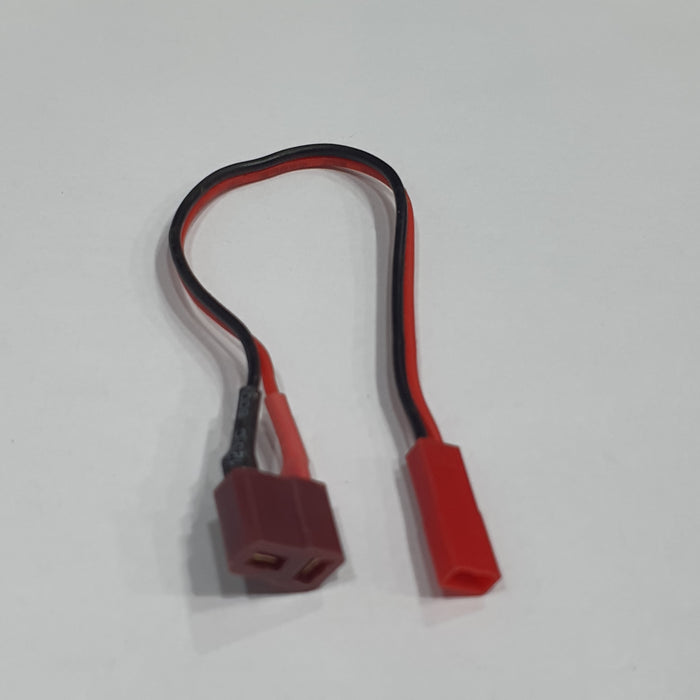 RED JST MALE TO T-PLUG FEMALE CONNECTOR