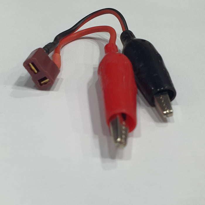 ALLIGATOR CLIP TO T-PLUG FEMALE CONNECTOR