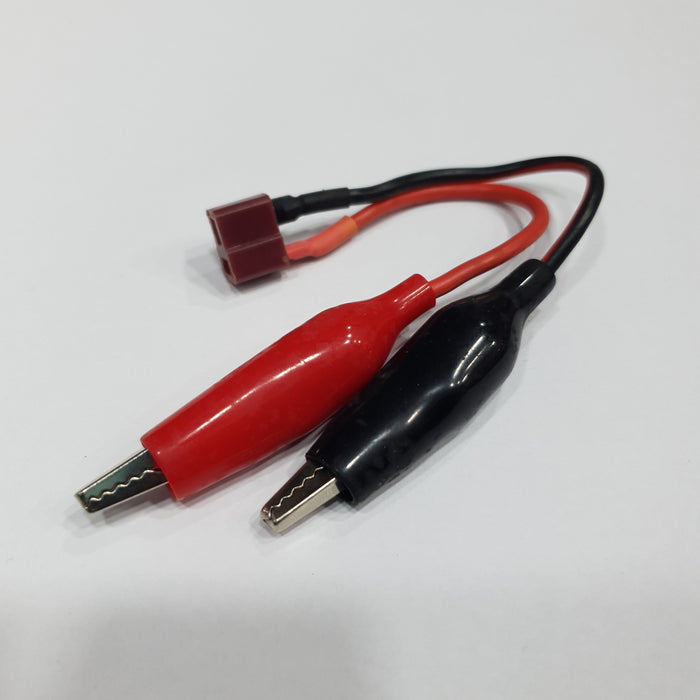 ALLIGATOR CLIP TO T-PLUG FEMALE CONNECTOR