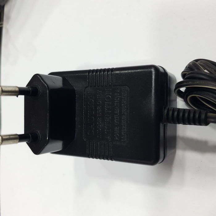 AC-DC ADAPTOR (MODEL 608) AC INPUT:220-230V DC OUTPUT:3V 200MA WITH 5.5MM X 2.5MM BARREL PIN
