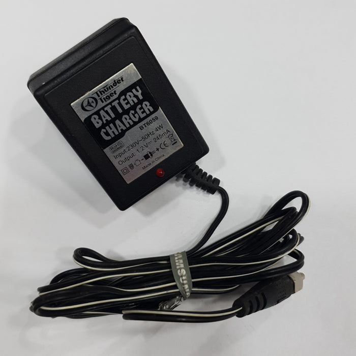 THUNDER TIGER GLOW STARTER CHARGER AC INPUT:230V 4 WATT DC OUTPUT:1.2V 245MA