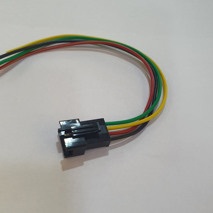 BLACK JST 4PIN MALE CONNECTOR
