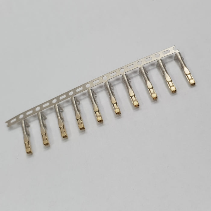 POWER BOX JR SERVO CONNECTOR - PACK OF 10 FEMALE SERVO LEADS AND EXTENSIONS GOLD PLATED PINS FOR HIGH CONDUCTIVITY