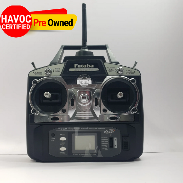 FUTABA TRANSMITTER T6EX WITH R617FS 7CH RECEIVER QUALITY PRE-OWNED