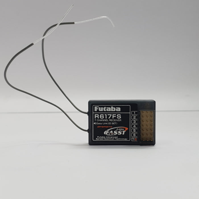 FUTABA TRANSMITTER T6EX WITH R617FS 7CH RECEIVER QUALITY PRE-OWNED