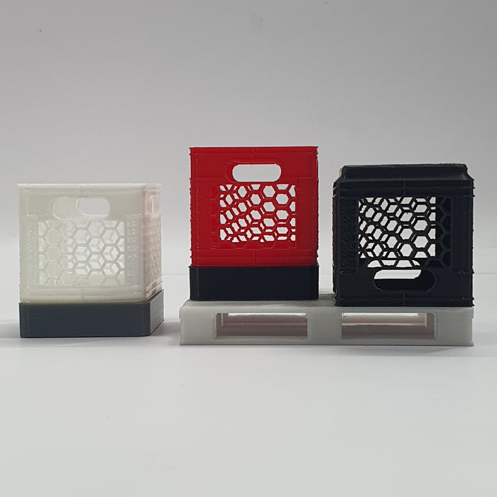 SCALE MINIATURE ACCESSORIES VEGETABLE CRATES FRUITS CRATES