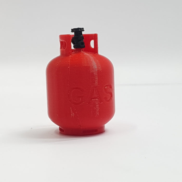 SCALE MINIATURE ACCESSORIES RC MINIATURE GAS CYLINDER / RC GAS TANK ACCESSORY + WATER TIN