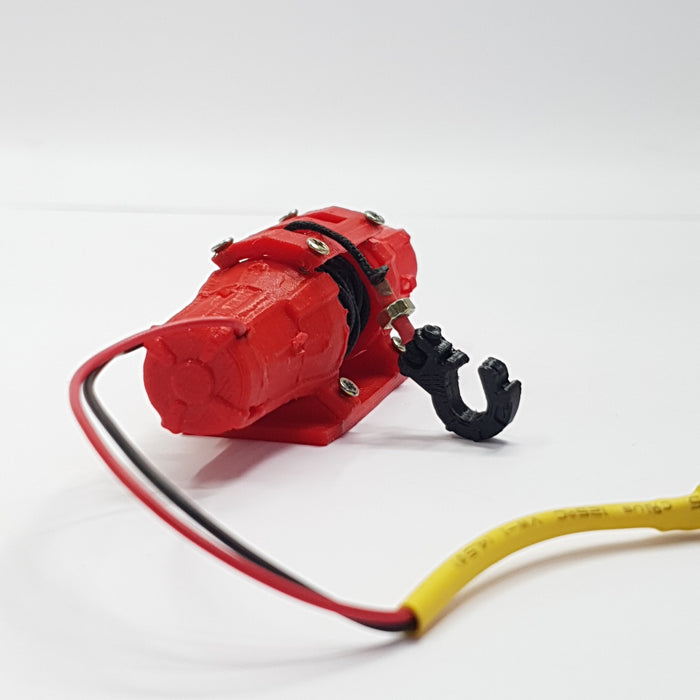 SCALE MINIATURE ACCESSORIES 1:10 SCALE FUNCTIONAL RC WINCH HEAVY DUTY MINI WINCH
