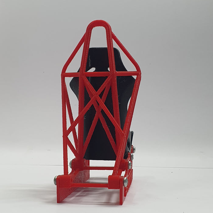 SCALE MINIATURE ACCESSORIES RC RACING SEAT PHONE HOLDER 1:10 SCALE PIT ACCESSORY 3D PRINTED MODEL
