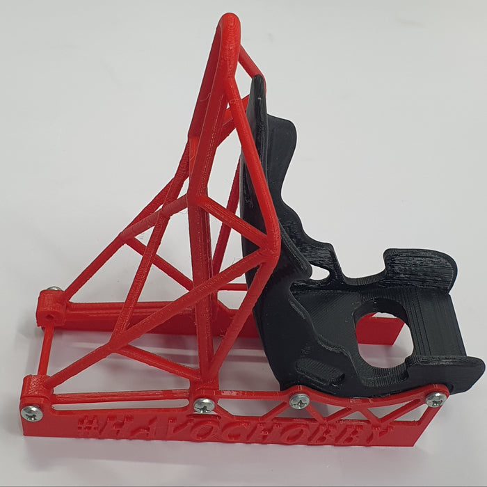 SCALE MINIATURE ACCESSORIES RC RACING SEAT PHONE HOLDER 1:10 SCALE PIT ACCESSORY 3D PRINTED MODEL
