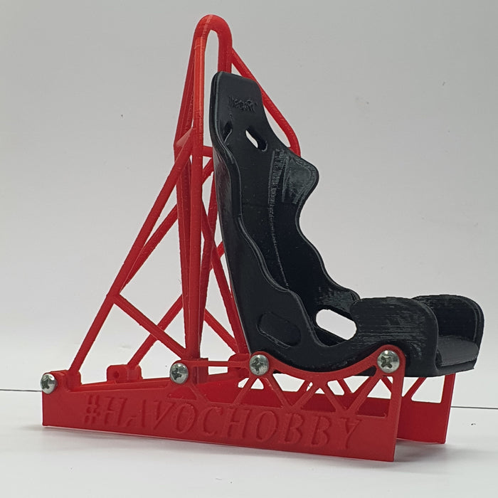 SCALE MINIATURE ACCESSORIES RC RACING SEAT PHONE HOLDER 1:10 SCALE PIT ACCESSORY 3D PRINTED MODEL