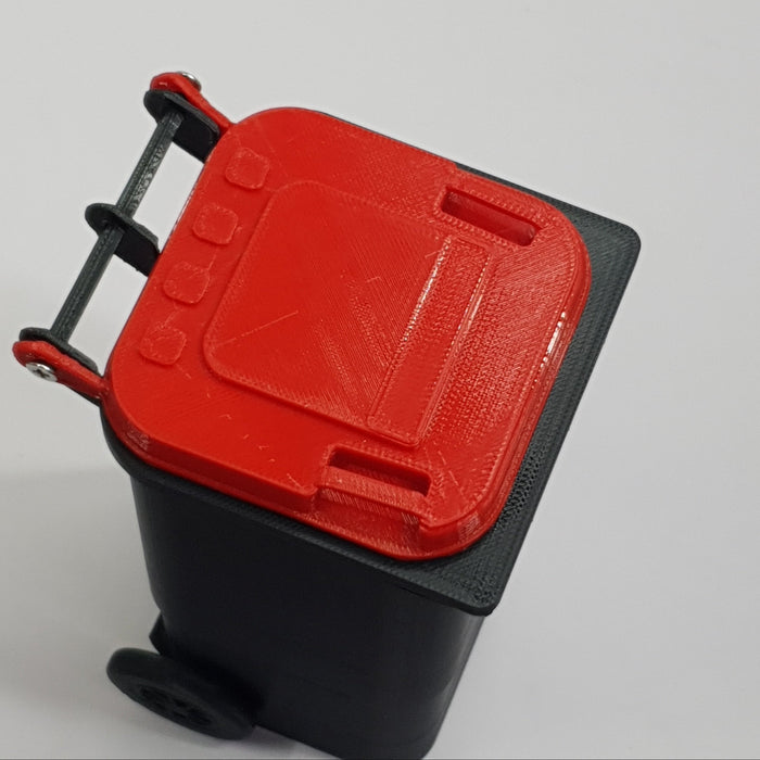 SCALE MINIATURE ACCESSORIES REALISTIC RC DUST BIN FOR 1:10 SCALE RC SETUPS