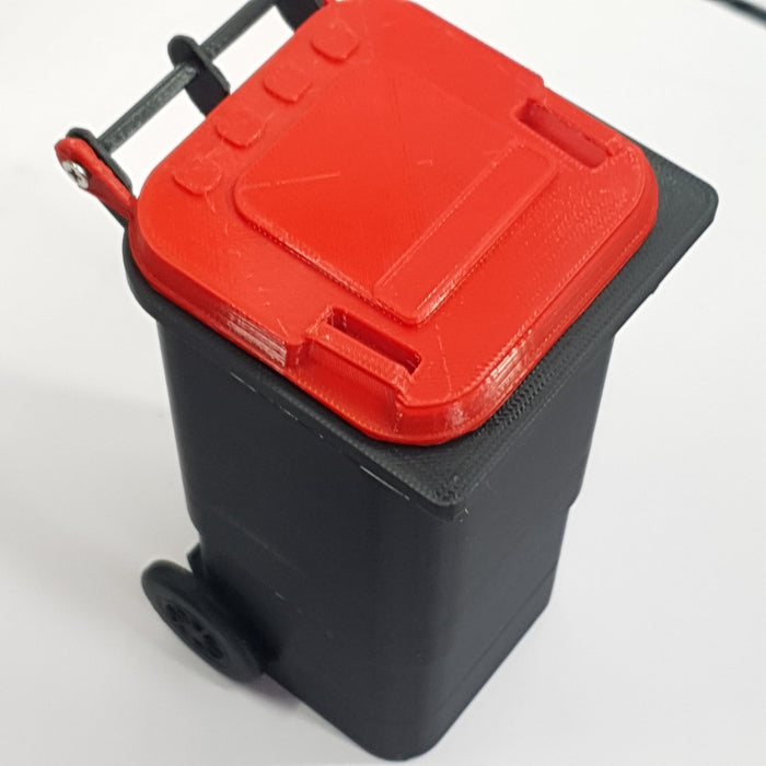 SCALE MINIATURE ACCESSORIES REALISTIC RC DUST BIN FOR 1:10 SCALE RC SETUPS