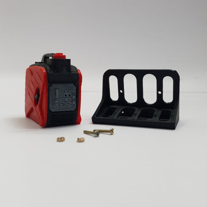 SCALE MINIATURE ACCESSORIES SCALE RC PORTABLE GENERATOR WITH MOUNT HIGH DETAIL SCALE ACCESSORY