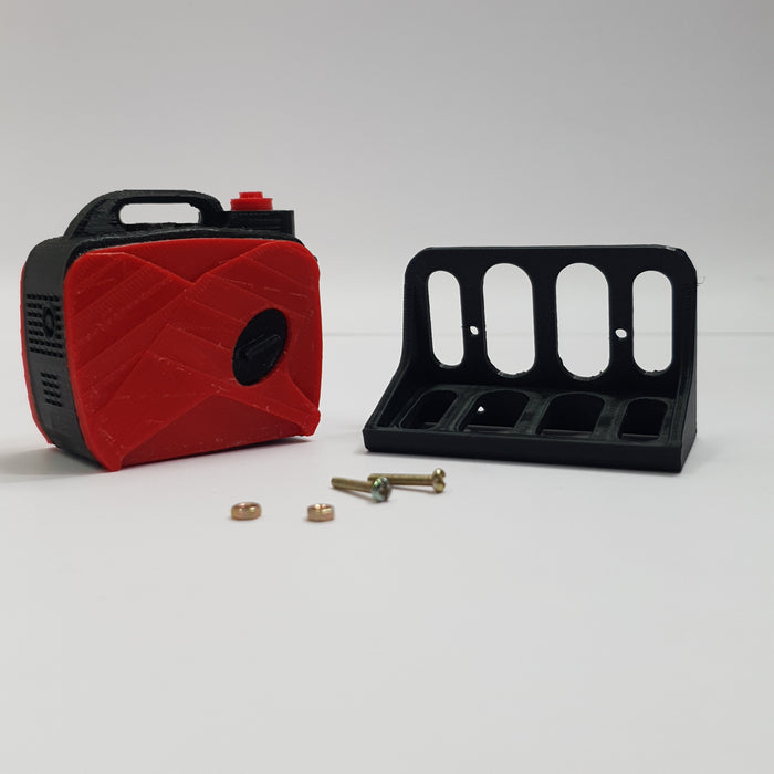 SCALE MINIATURE ACCESSORIES SCALE RC PORTABLE GENERATOR WITH MOUNT HIGH DETAIL SCALE ACCESSORY