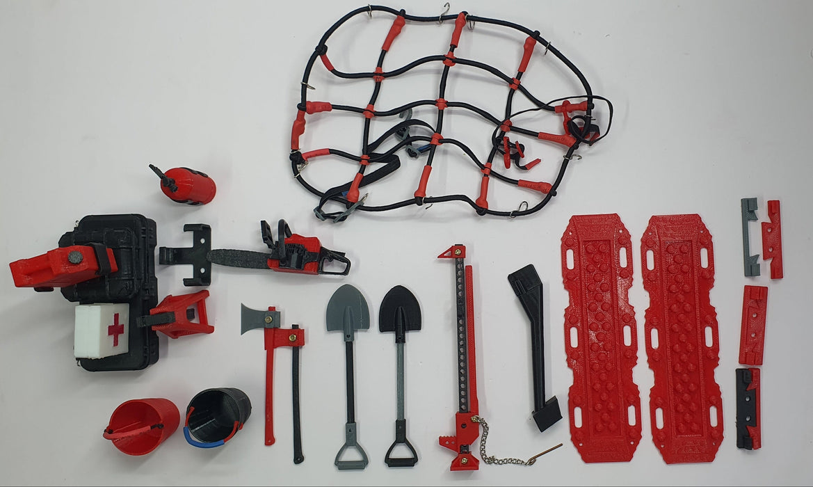 SCALE MINIATURE ACCESSORIES 1:10 SCALE COMBO KIT