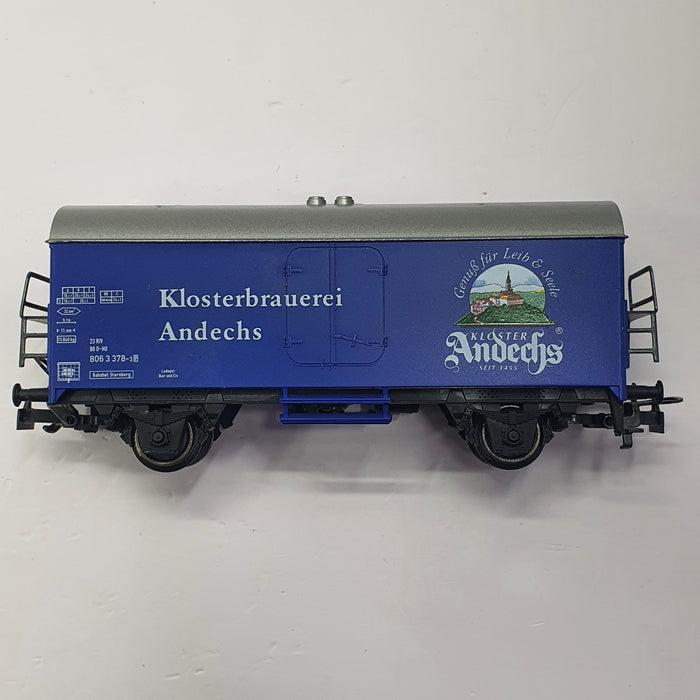 MARKLIN H0 44197 1/87 SCALE REFRIGERATED CAR BREWERY KLOSTERBRAUEREI ANDECHS