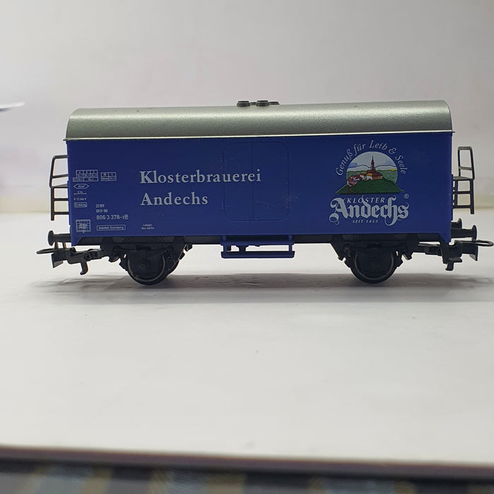MARKLIN H0 44197 1/87 SCALE REFRIGERATED CAR BREWERY KLOSTERBRAUEREI ANDECHS