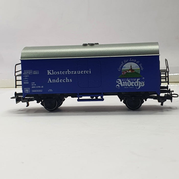 MARKLIN H0 44197 1/87 SCALE REFRIGERATED CAR BREWERY KLOSTERBRAUEREI ANDECHS
