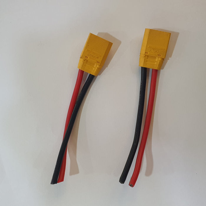 XT90 CONNECTOR WITH WIRE (PACK OF 2)