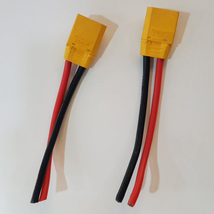 XT90 CONNECTOR WITH WIRE (PACK OF 2)
