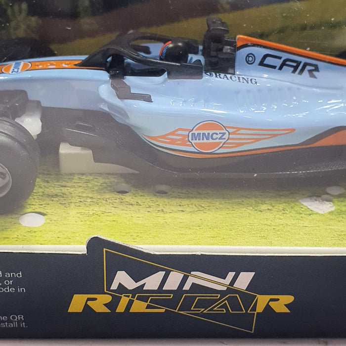 F1 MINI RC CAR SPEED-REGULATING ALLOY HG4-292 1:64 (MINCZ RACING CAR) SKY BLUE
