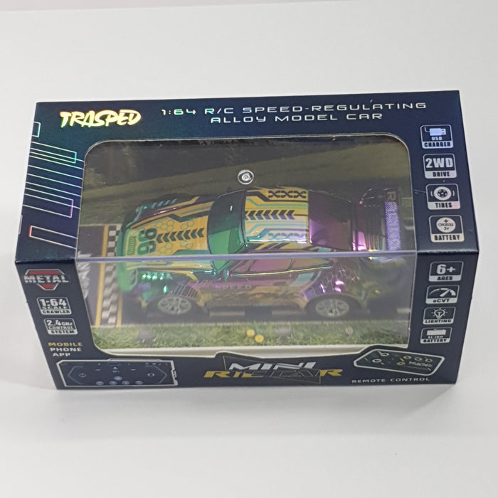 MINI RC CAR SPEED-REGULATING ALLOY HG4-429 1:64 (96 SPEED RACING)